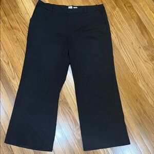 Black Wide-Leg Trousers